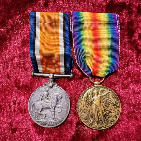 WW1 Medal Pair48
